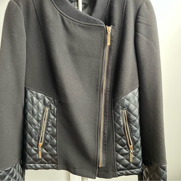 Forever 21 Black Jacket with Quilted Details - Picture 7 of 11